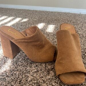 Lulu’s Corduroy Heels